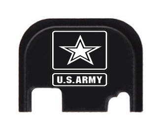 Army Engraved Glock Slide End Plate