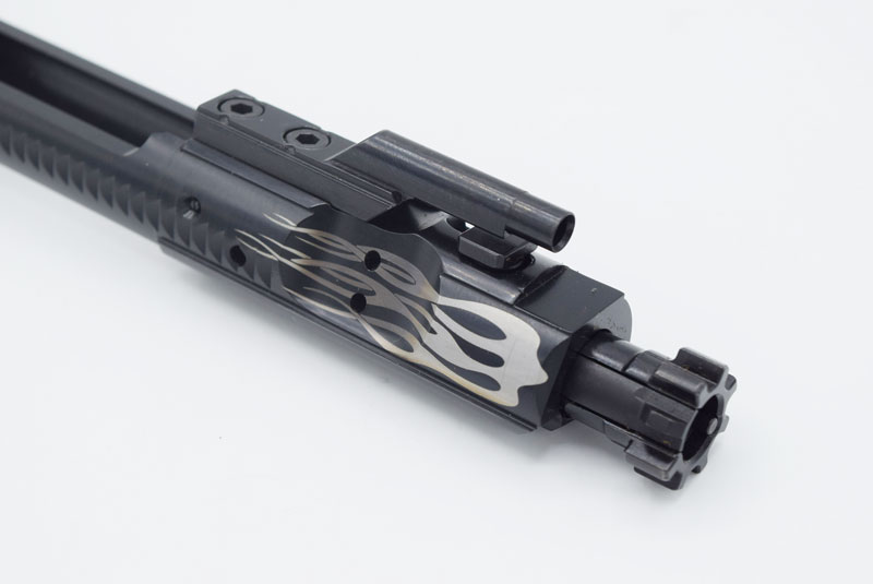 AR-10 Dust Port Ejection Cover - Phosphate Black - Custom Engraved