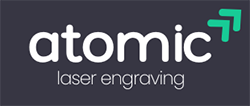 Atomic Laser Engraving Logo