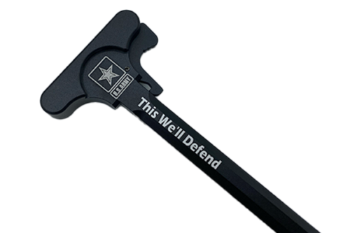 AR15 Mil-Spec Charging Handle - Laser Engraved U.S. Army